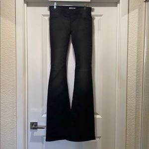 Black Bellbottom Jeans Long.... New without Tags
